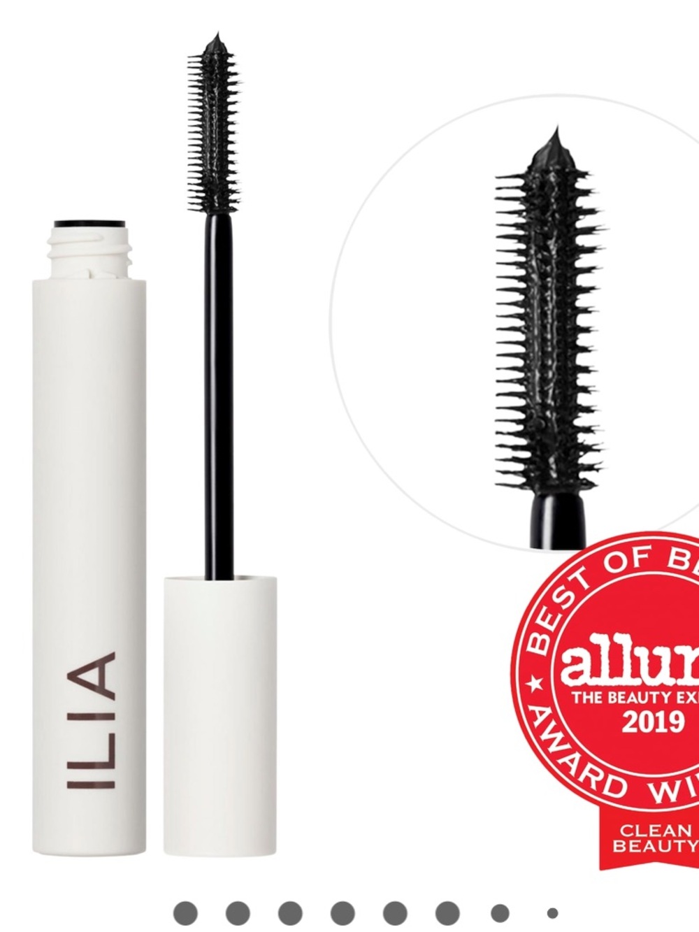 ILIA after midnight black limitless lift lengthing curling mascara
